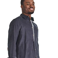 Chemise en velours côtelé George pour hommes Tailles P-2XL