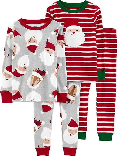 Child of Mine made by Carter's Infant Cotton 4-piece Pajama