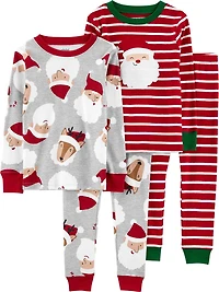 Child of Mine made by Carter's Infant Cotton 4-piece Pajama