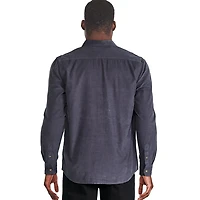 Chemise en velours côtelé George pour hommes Tailles P-2XL