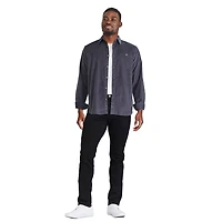 Chemise en velours côtelé George pour hommes Tailles P-2XL