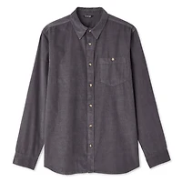 Chemise en velours côtelé George pour hommes Tailles P-2XL