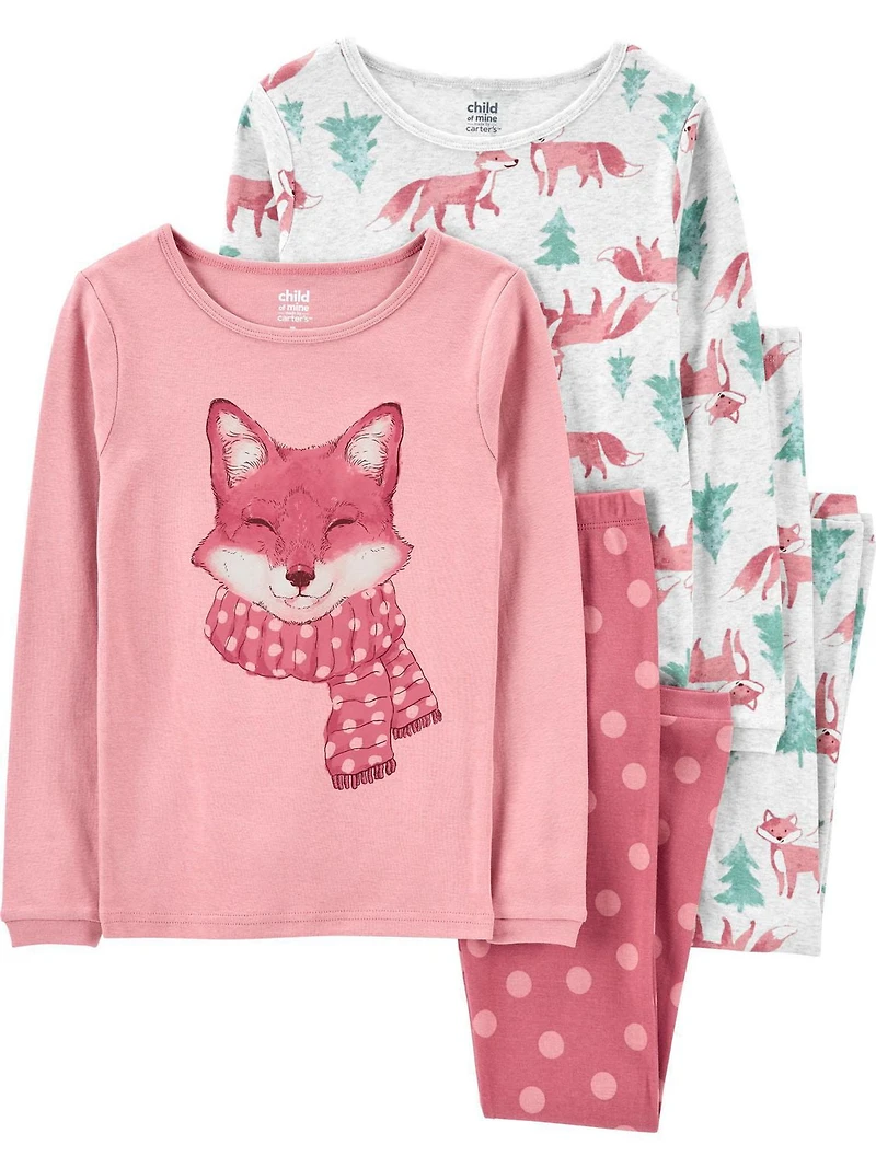 Child of Mine made by Carter's Toddler Cotton  4-piece Pajama