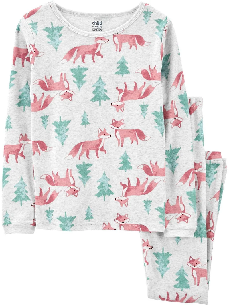 Child of Mine made by Carter's Toddler Cotton  4-piece Pajama