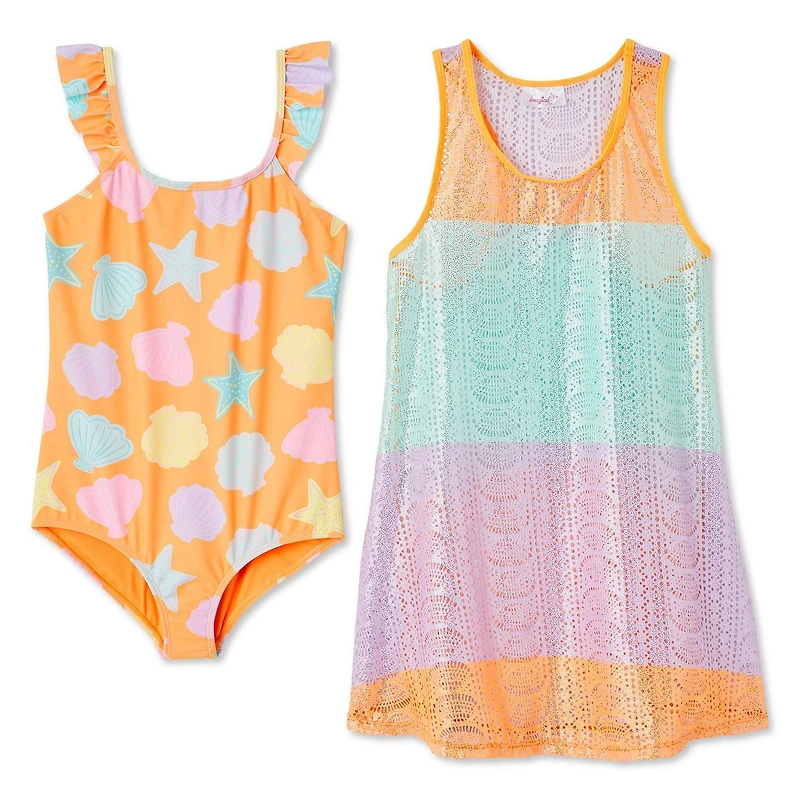 Bmagical Girls' Swimsuit 2-Piece Set
