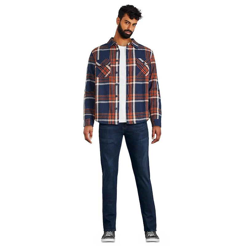 Veste-chemise en flanelle George pour hommes