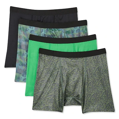 Lot de 4 caleçons boxeurs au quotidien Athletic Works pour hommes