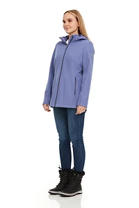 Swiss Tech Women's Hooded Softshell Jacket
