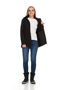 Veste softchell à capuchon pour femmes Swiss Tech