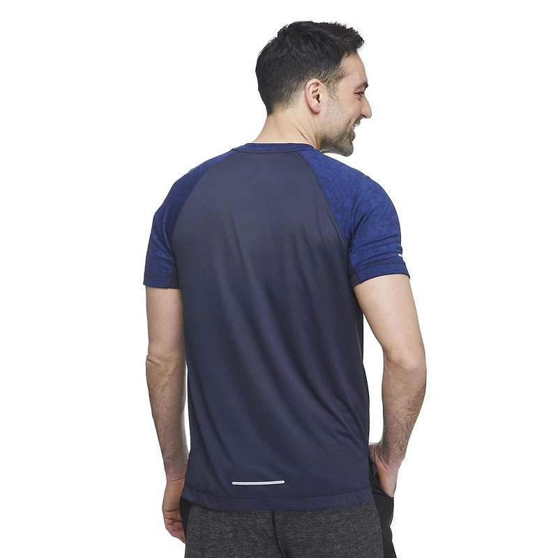 Athletic Works Men's Jacquard Performance Tee