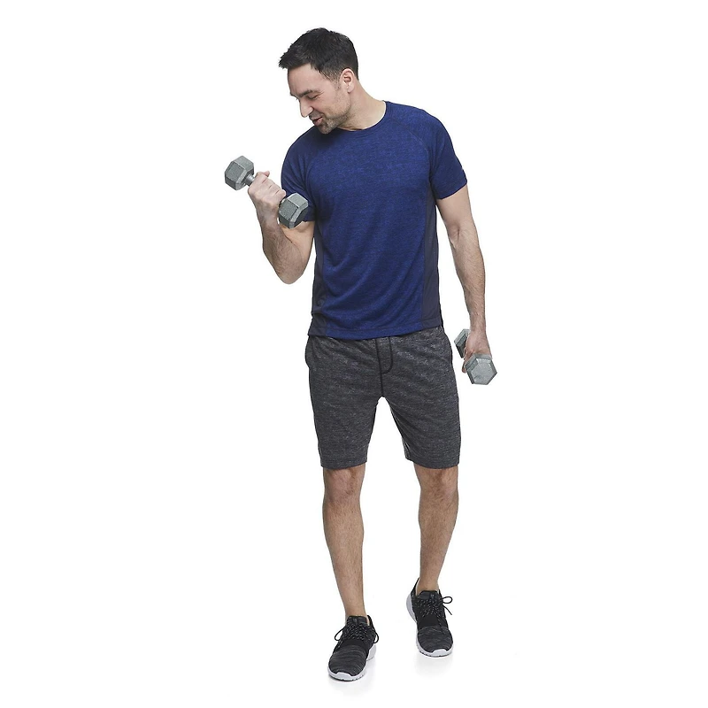 Athletic Works Men's Jacquard Performance Tee