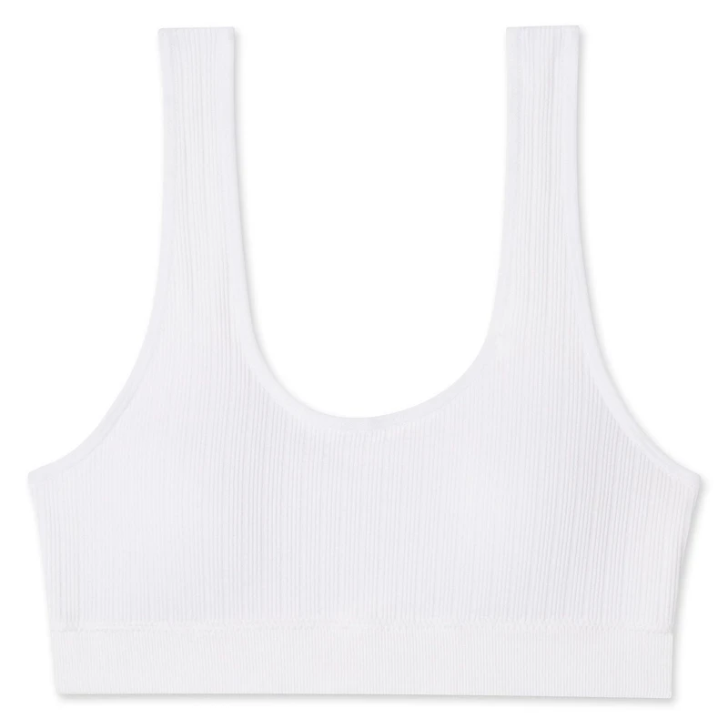 No Boundaries Women's Seamless Double Scoop Bra