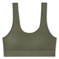 No Boundaries Women's Seamless Double Scoop Bra