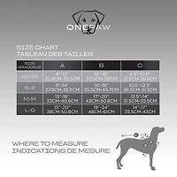 One Paw, Dog Harness with Bonded Mesh and Reflective Stitching, Multiple sizes colour, Paw