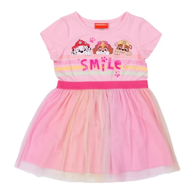 Paw Patrol Toddler girl's short sleeve tutu dress
