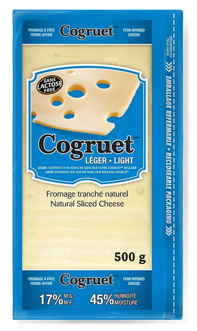 Kingsey fromage Cogruet MD tranché naturel
