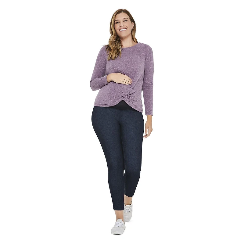 T-shirt avec nœud torsadé à l’avant George Maternit