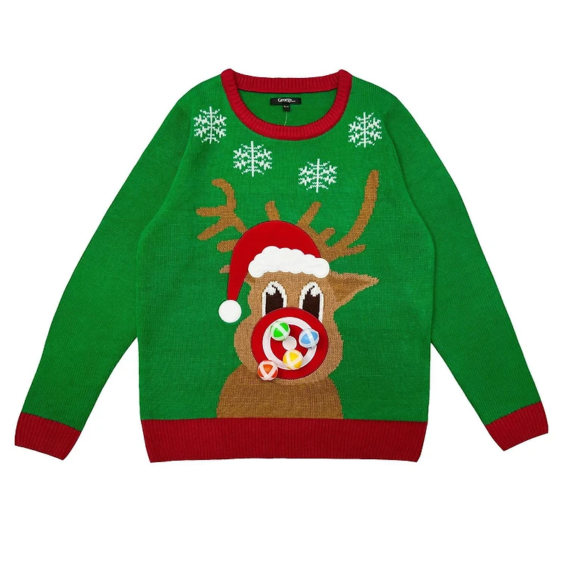 George Women's Reindeer Sweater