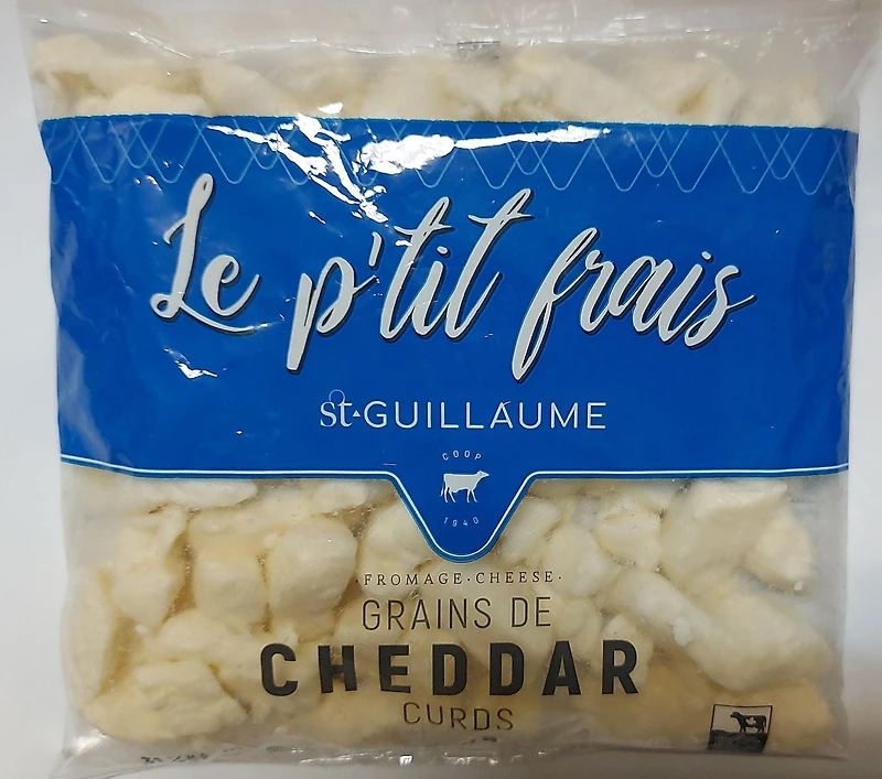 Daily fresh - St-Guillaume Le P'tit Frais - Cheddar curds 500g, Cheddar curds 500g