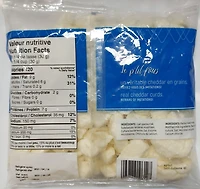 Daily fresh - St-Guillaume Le P'tit Frais - Cheddar curds 500g, Cheddar curds 500g