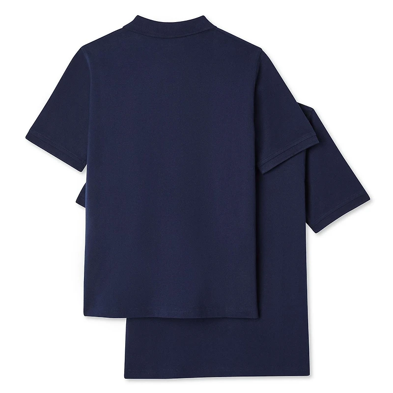 George Boys' Uniform Short Sleeve Polo 2-Pack