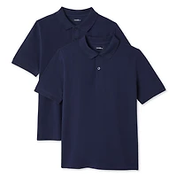 George Boys' Uniform Short Sleeve Polo 2-Pack