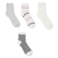 George Women's Cozy Crew Socks 4-Pack