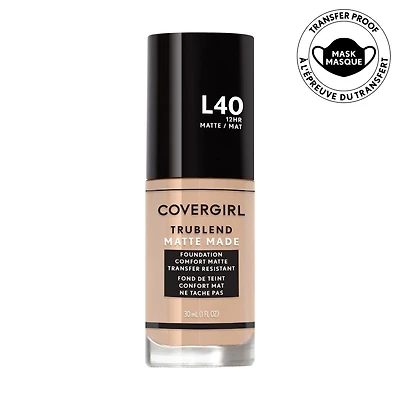 COVERGIRL Fond de teint TruBlend Matte Made 40 nuances