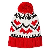 Tuque en jacquard Canadiana pour femmes