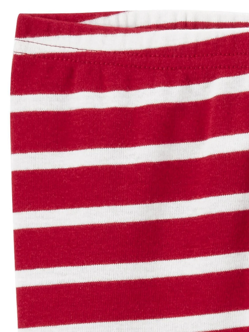 Carter's Child of Mine Toddler Neutral - Red Stripe Santa