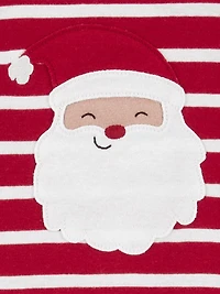 Carter's Child of Mine Toddler Neutral - Red Stripe Santa