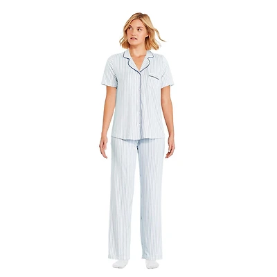 Pyjama 2 pièces épais et soyeux George pour femmes