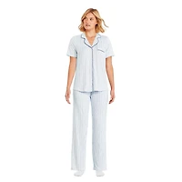 Pyjama 2 pièces épais et soyeux George pour femmes