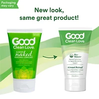 Good Clean Love Almost Naked Organic Water-Based Lube, Personal Lubricant with Aloe Vera, 4 oz