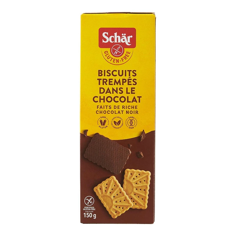 Schär Gluten-Free Chocolate Dipped Cookies