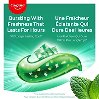 Dentifrice Colgate MaxFrais avec mini-pellicules fraîches, Menthe pure 150 ml