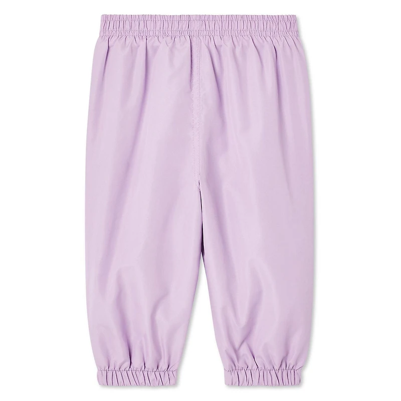 George Baby Girls' Water-Repellant Splash Pant, Sizes 6-24 months