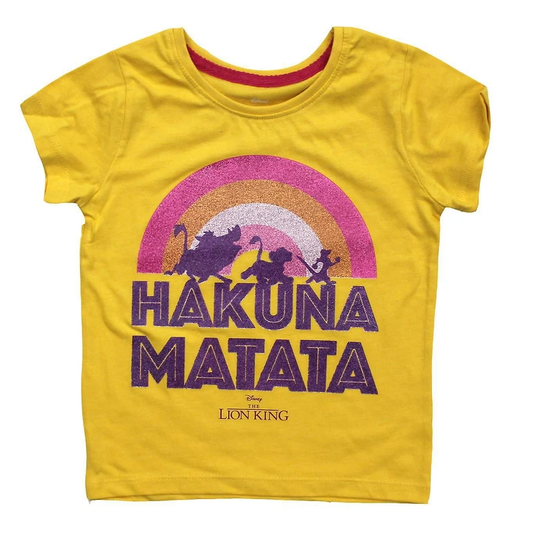 The Lion King Hakuna Matata Toddler Girls' Print Tee
