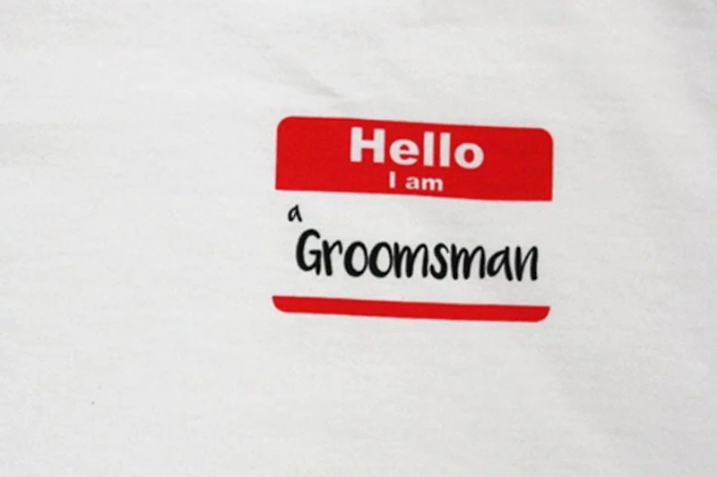 George Men's Wedding Party T-shirts.Great for bachelor parties.