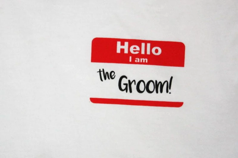 T-shirts de fête mariage. Idéal pour les enterrements vie garçon.