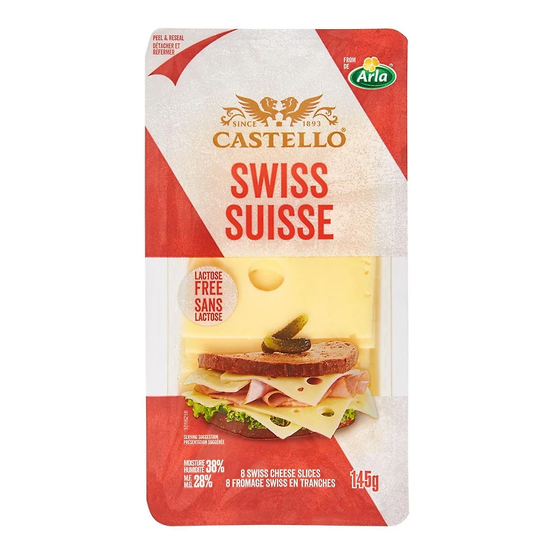 Fromage suisse en tranches Castello