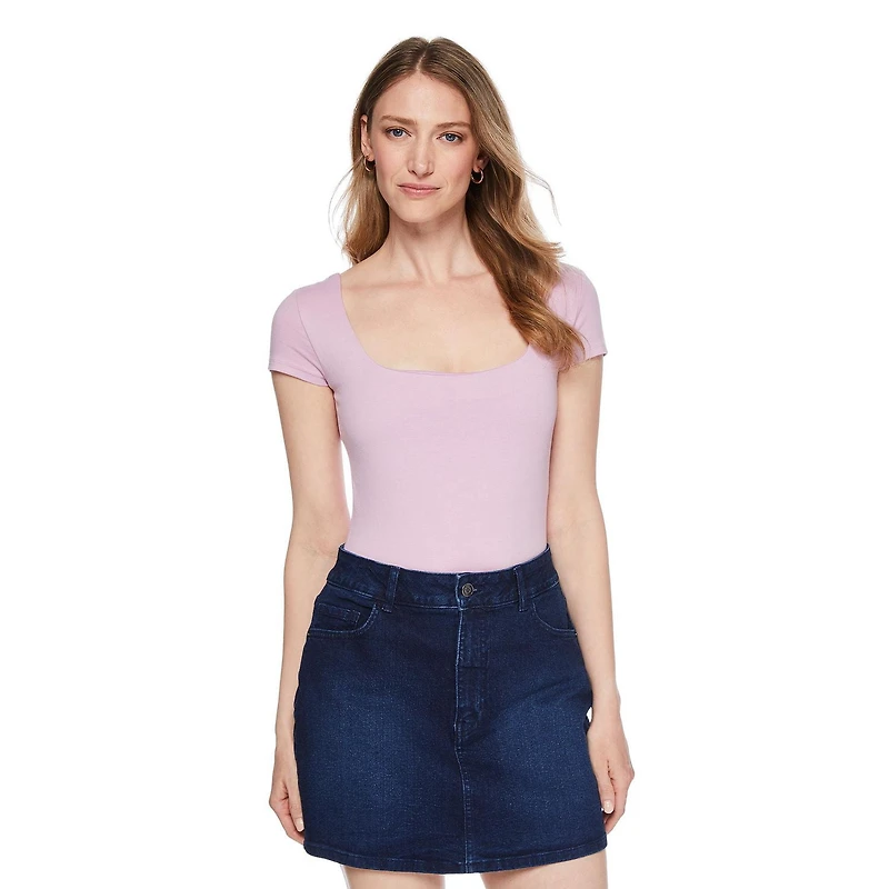 George Women's Scoop Neckline Bodysuit, Sizes XS-XXL