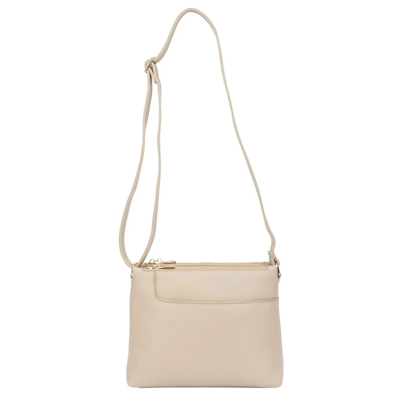 Time And Tru Multi Compartment Flap Crossbody, Multi-Compartment Crossbody.