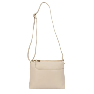 Time And Tru Multi Compartment Flap Crossbody, Multi-Compartment Crossbody.