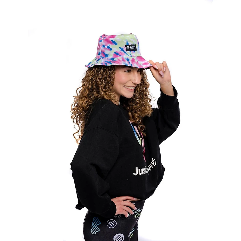 Girls Justice Dark and Colour Bucket Hat