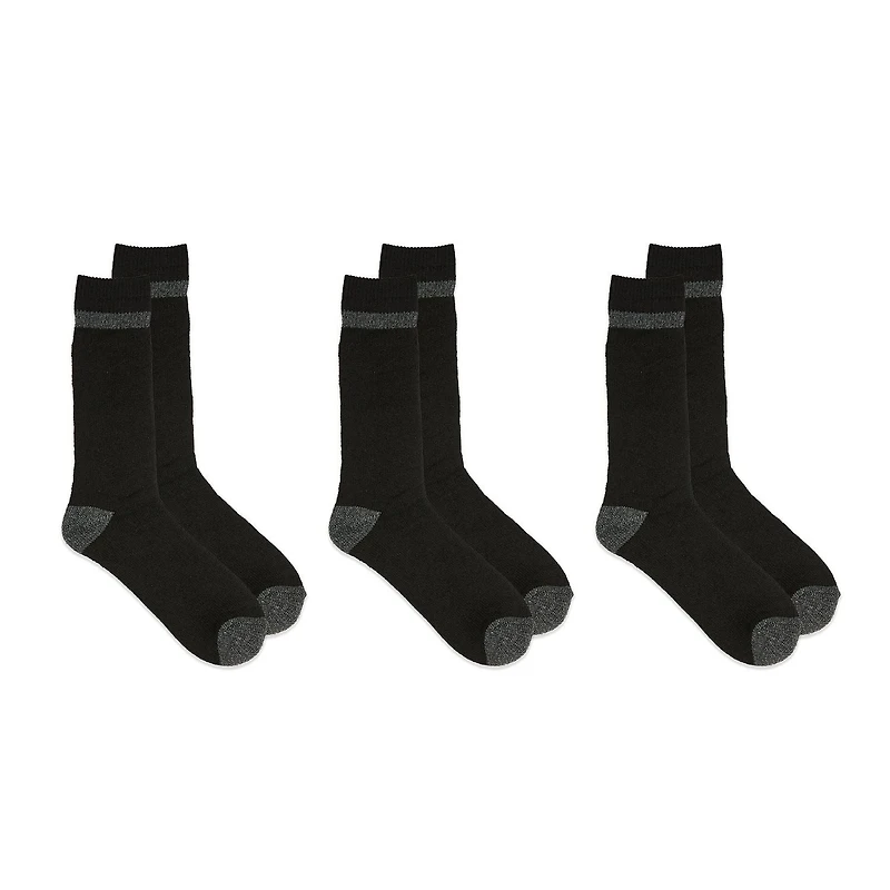Lot de 3 Paires de Mi-Chaussettes en Laine Storm by Cougar pour Hommes Chaussettes Thermiques Homme, 3 paires