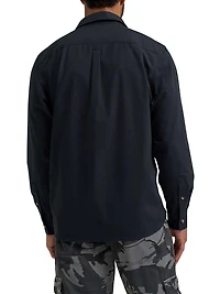 Wrangler Men's Solid Foundation Shirt, Shirt