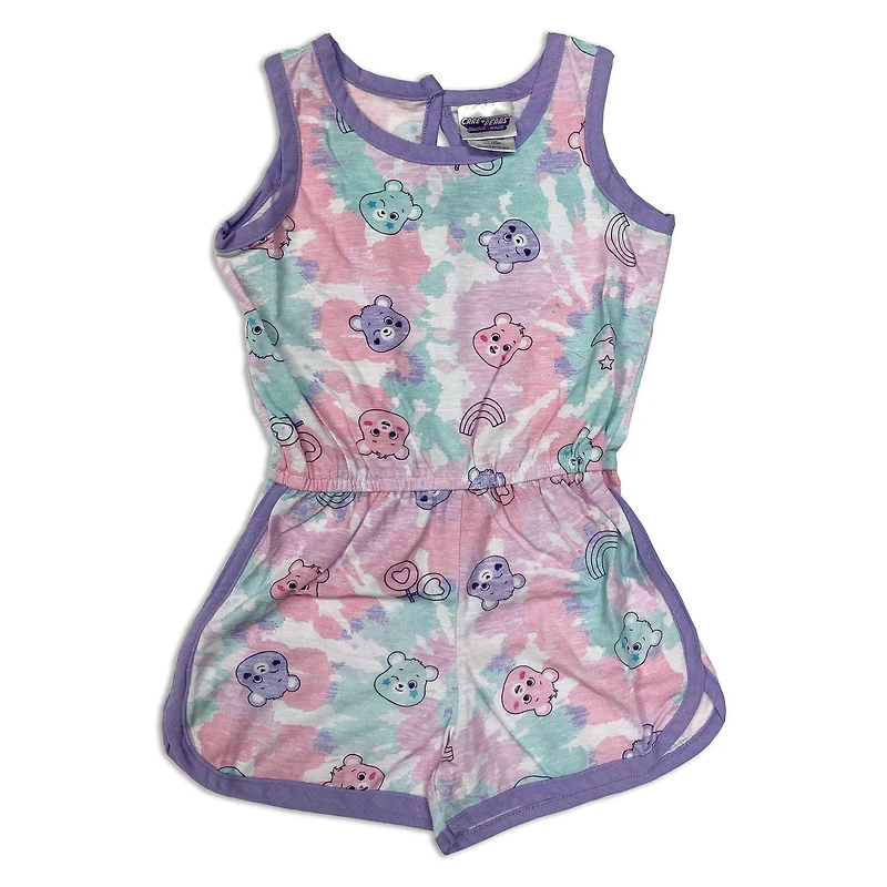 Care Bears Barboteuse courte sans manche avec élastique à la taille pour fille