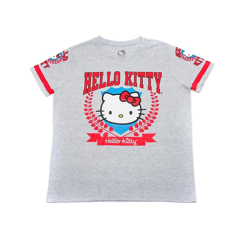 Ladies Hello Kitty Forever Yours Short Sleeve High Low Top