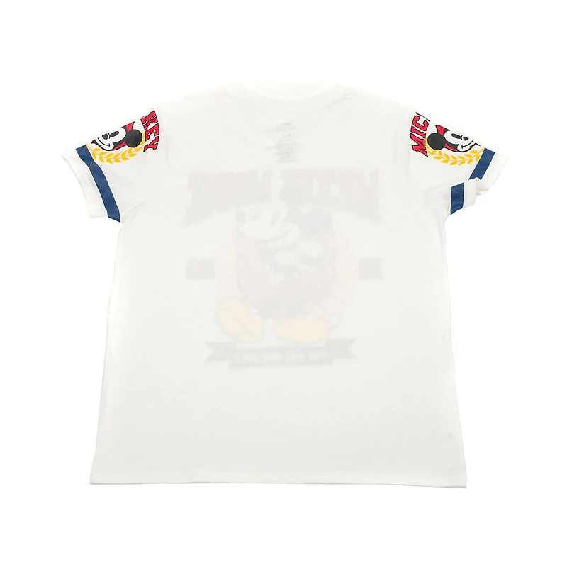 Ladies Disney Mickey Mouse Short Sleeve High Low Top